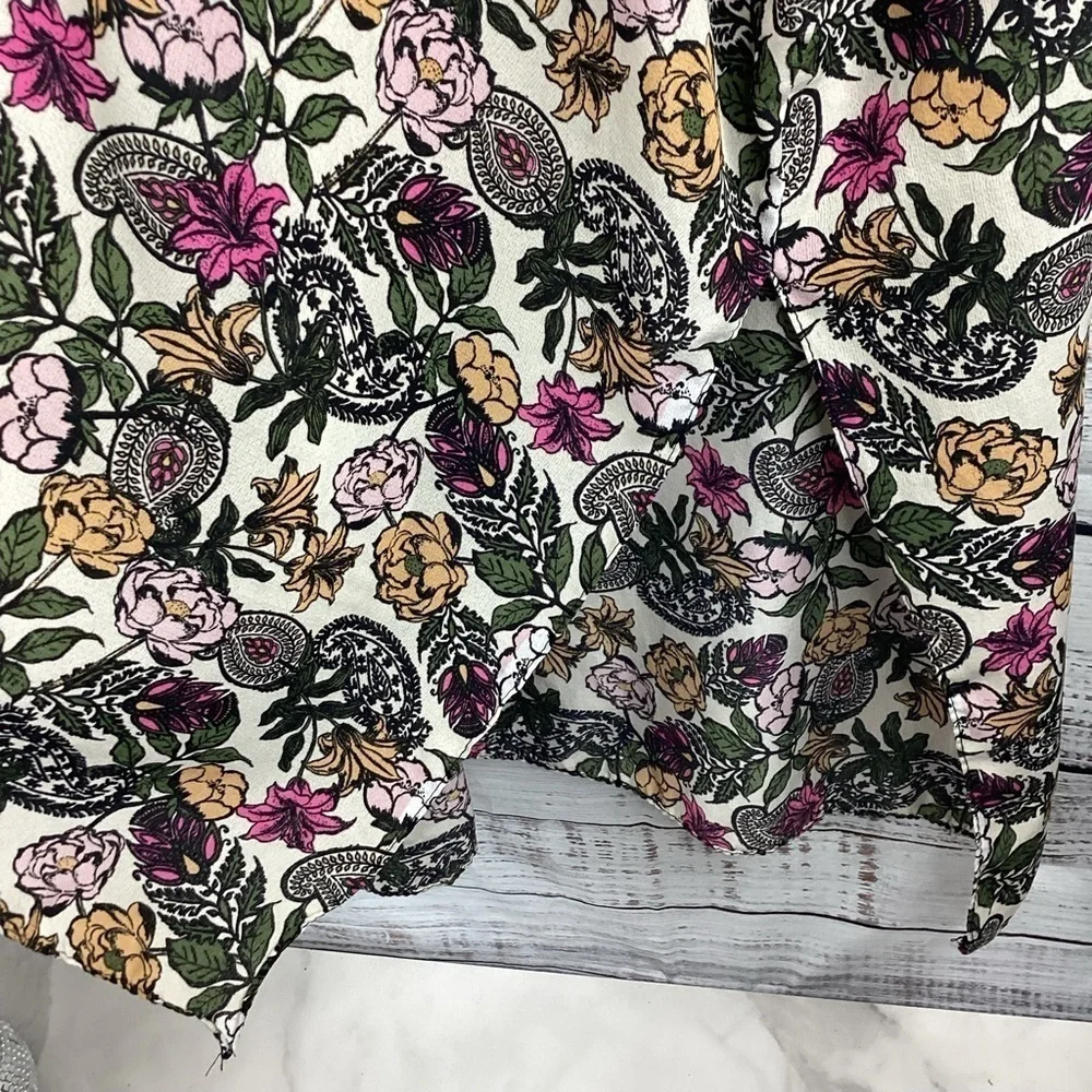 SPRING FLORAL ONE SIZE TOP KIMONO CARDIGAN SPRING SUMMER BOHO GUC - Picture 8 of 11